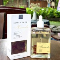 Bath & Body Oil ALMONDS 120ml– Dưỡng Da Mềm Mịn